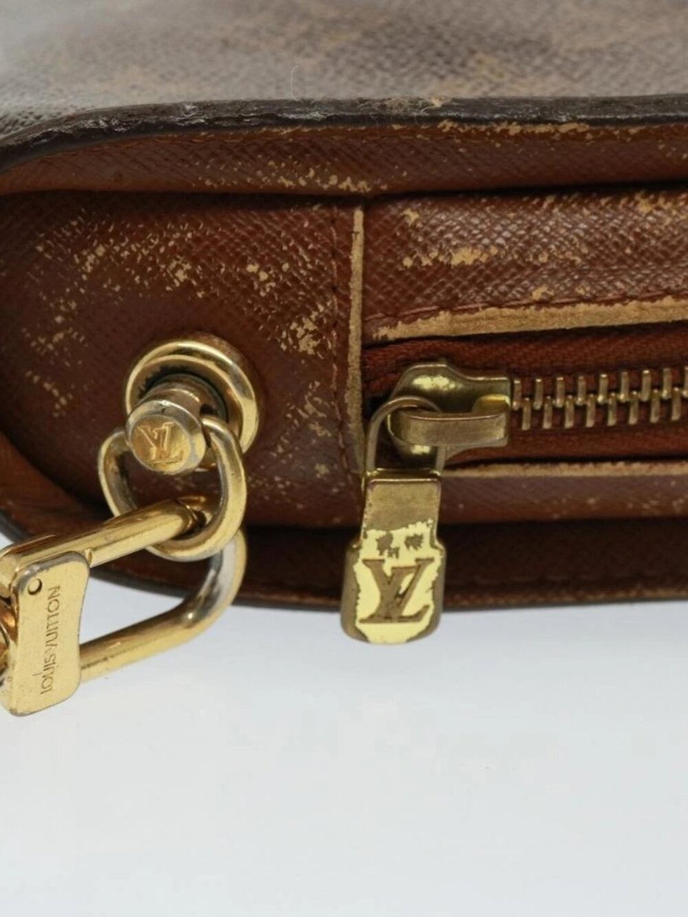 LOUIS VUITTON Monogram Orsay Clutch Bag M51790 LV Auth 79034 - Picture 9 of 16